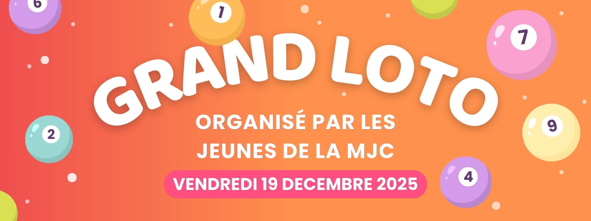Loto Toulouse Grand loto de la MJC vendredi 19 décembre