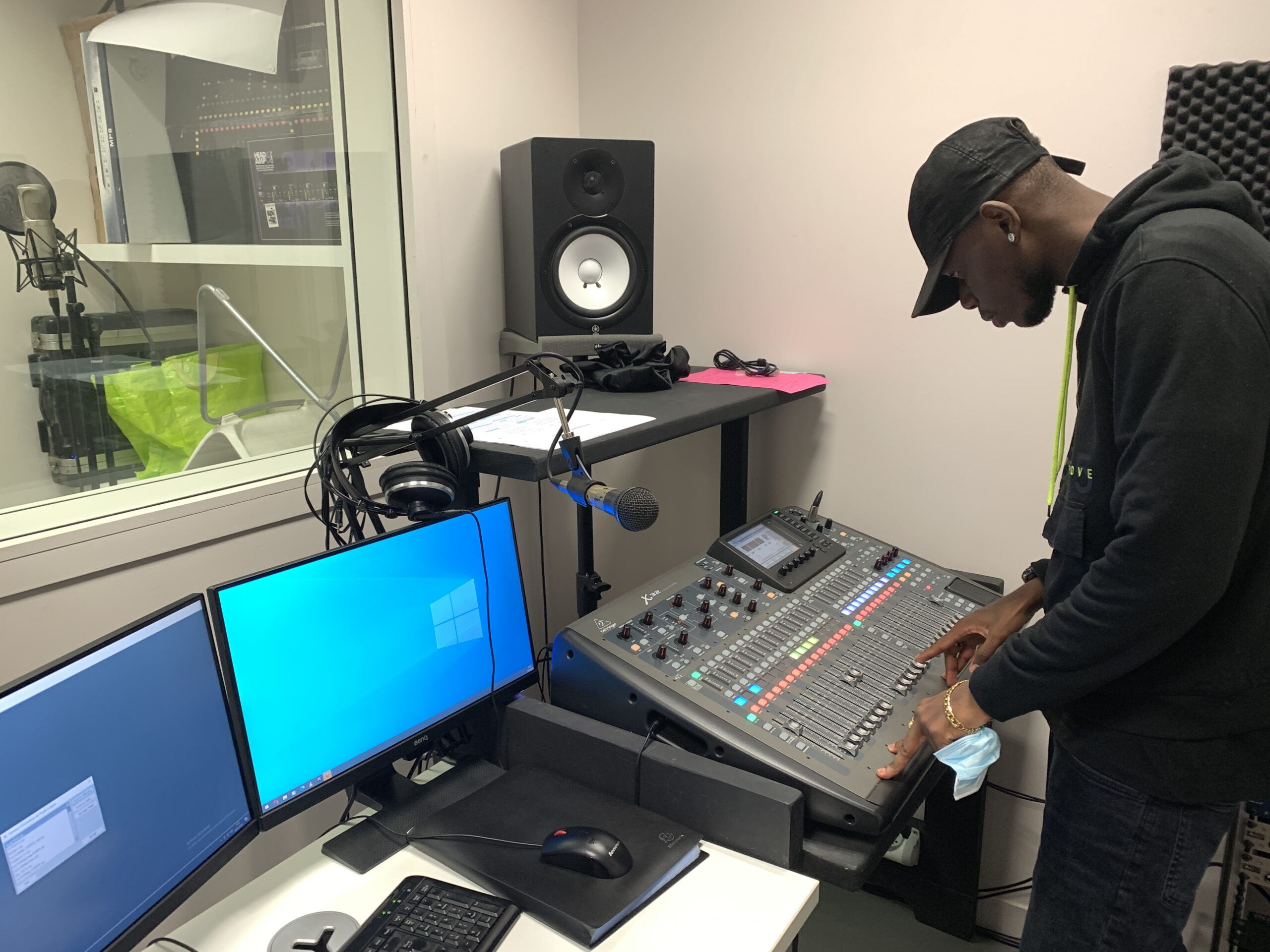 Le studio d'enregistrement de la MJC