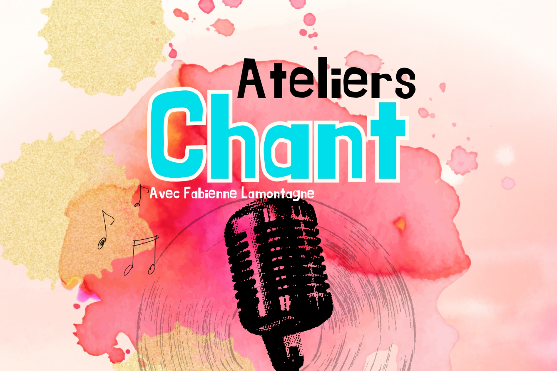 Chant et accompagnement à la scène