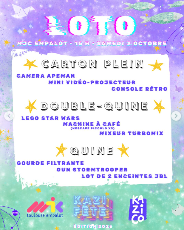 Les lots du loto